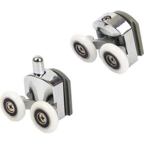 (23)MM Set of 8 zinc alloy shower door rollers (1/5)