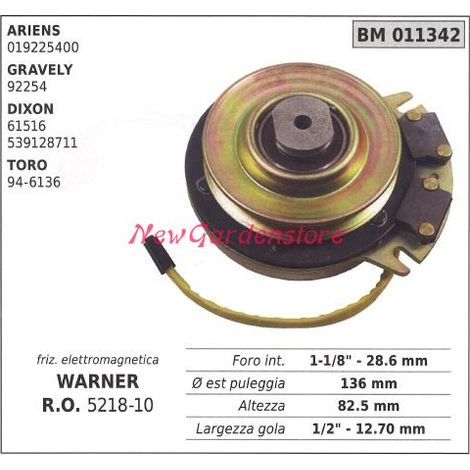 Frizione elettromagnetica warner rasaerba tosaerba ariens gravely dixon 539128711