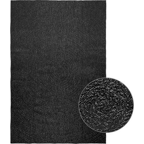 vidaXL Tappeto ZIZUR Antracite 160x230 cm Aspetto Iuta Interni Esterni