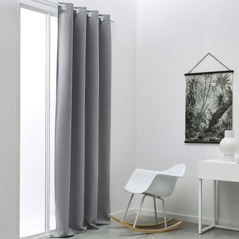 Cortina TODAY Acero Gris claro 140 x 240 cm (1/3)