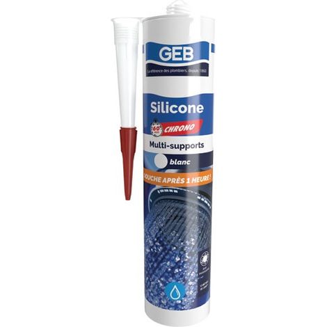 Mastice in silicone 60 Min Chrono Nero 280 ml - Geb