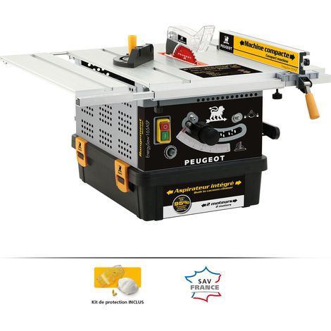 Scie de Table avec Aspirateur Intégré 1200W - Diamètre Ø165mm, Vitesse 5300 tr/min - Garantie 5 ans (1/5)