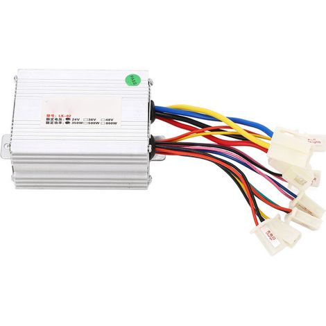Contrôleur de Moteur Brossé 24V 350W pour Vélo Électrique - Dissipation Thermique Efficace et Protections Multiples