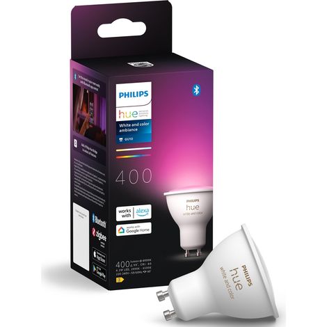 Philips hue intelligente farbige led-glühbirne gu10 4.2w 2000-6500k - 22975400 (1/5)