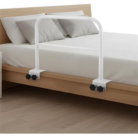 Bed Barrier for Elderly, Bed Guard, Anti-Fall Protection, Clip On Without Drilling, Lifting Aid for Elderly, Pregnant Women, Children (1/5)