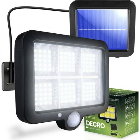 Lampada solare alogena a LED faretto faretto COB sensore di movimento crepuscolare