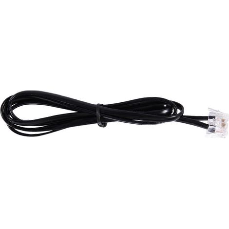 Câble téléphonique RJ11 6P4C pour modem ADSL, 1 mètre - FFY (1/4)