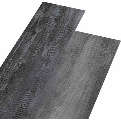 Lames de sol, 18 pièces, grises, 5,26 mètres carrés, en PVC (1/5)