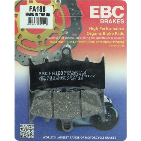 Pastillas de freno EBC FA188 (1/2)