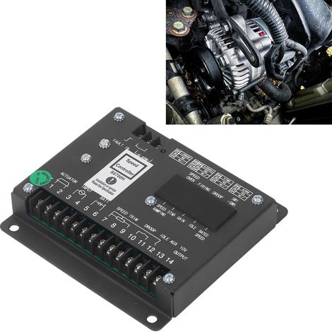Régulateur de vitesse électronique pour groupe électrogène diesel S6700H, module de commande de vitesse, panneau de commande de vitesse, 24 V CC (1/5)