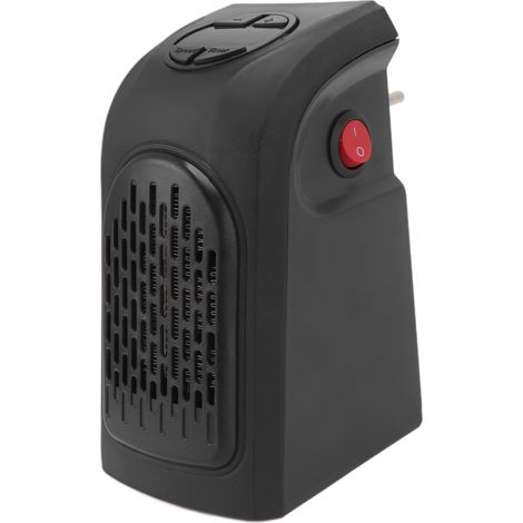 Chauffage soufflant électrique 400W à brancher sur prise murale, petit radiateur portable avec télécommande, prise EU 220V (1/5)