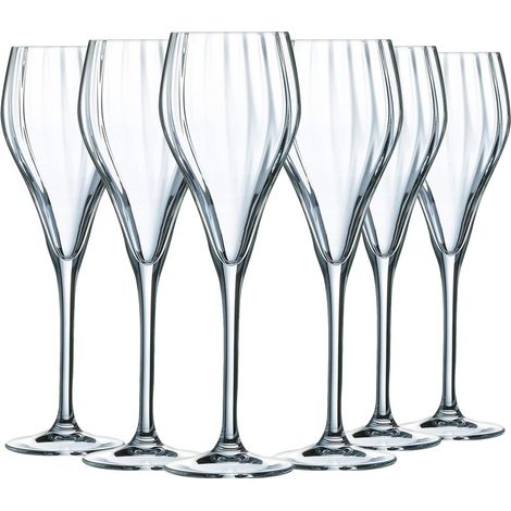 Flûte à Champagne Symétrie 16 cl Lot de 6 (1/5)