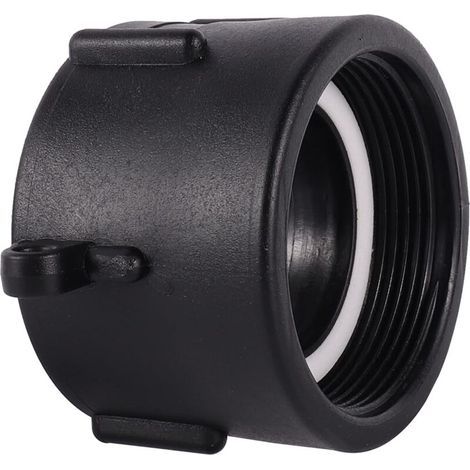 Adaptador IBC de 60 mm, rosca gruesa a 2", adaptador de grifo, adaptador de manguera, accesorio para tanque de 1000 litros, para válvula de tanque de 1000 L, tanque de agua de lluvia, contenedor Dyk-A (1/4)