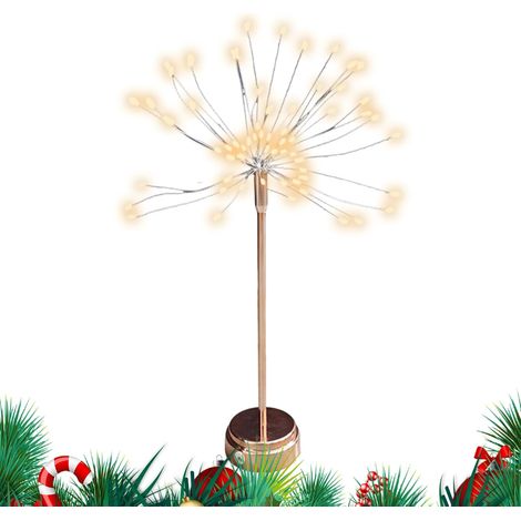 Guirlande lumineuse – Décorations de Noël chaudes rechargeables par USB – Lampe de table sans fil – Lampe de table nid et fleurs – Pour fête, mariage, banquet, dîner, chambre à coucher, bureau (1/5)