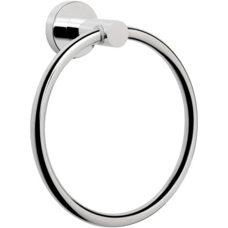 PA Badetuchring, Badezimmer-Hardware-Zubehör, dicker Handtuchhalter aus Edelstahl für Badezimmer, moderner runder Handtuchhalter zur Wandmontage (1/4)