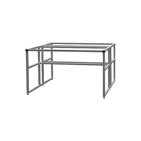 Banco de trabajo workalu® de aluminio  bastidor de dos lados 