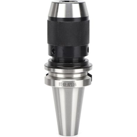 Mandrin porte-outil BT40 APU16 en acier carbone, fixation intégrée auto-serrante pour centre d'usinage CNC, outillage de précision. (1/5)