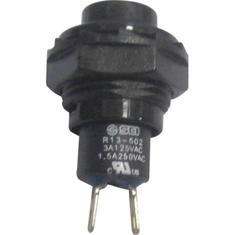 TRU COMPONENTS 1587730 TC-R13-502A-05BK Drucktaster 250 V/AC 1.5 A 1 x Aus/(Ein) tastend    1 St.