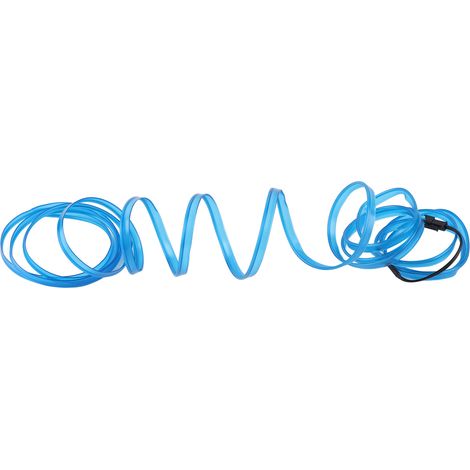 Ruban LED décoratif pour voiture Lumière intérieure Auto EL Lampe froide Pièces de modification Bleu (1/5)