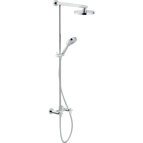 NOBILI Lira lr116230/30 gruppo colonna doccia doccetta 3 getti con soffione termo cromato codice prod: LR116230/30CR (1/2)