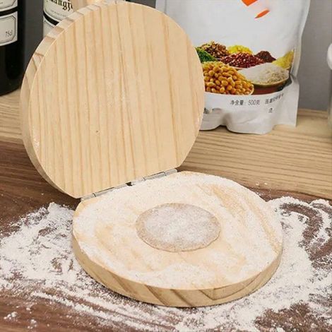 Machine À Boulettes - Presse À Pâte Manuelle En Bois - Pour Raviolis Et Boulettes Maison - 1 Pièce (1/5)