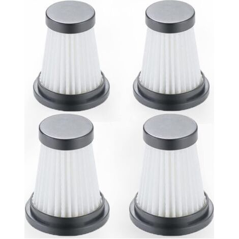 DTEKGAZ - 4er-Pack Ersatz-HEPA-Filter für Akku-Staubsauger, passend für Moosoo K12, K12 Pro, K13, Genius Invictus One 1.0, X7/2.0 und Foxnovo 13KPA (Filterzubehör).