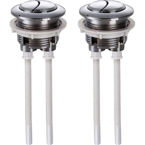 Bouton de chasse d'eau double 38 mm (lot de 2) pour WC (1/5)