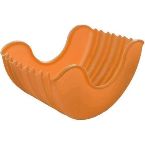 PIATTO - VASSOIO PIATTO - VASSOIO arancione - Supporto per hamburger in silicone accessori da cucina utensili (1/4)