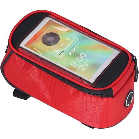 Große, hochsensible und Touchscreen-kompatible Fahrradhandytasche Rahmentasche für Fahrräder (1/5)