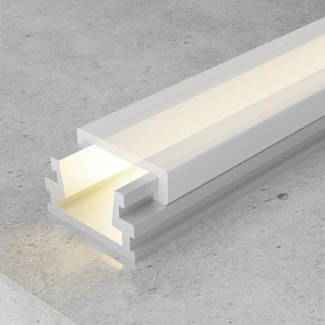 IluminaShop - Perfil de Aluminio Superficie Slim 12V/24V 2 metros (1/3)