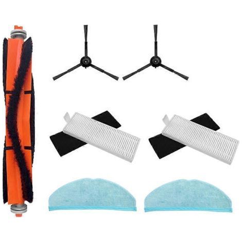 Accessoires pour aspirateur Homerun série 7000 XU7100/01 XU7100/02 : brosse latérale à rouleau, filtre, sac à poussière (1/5)