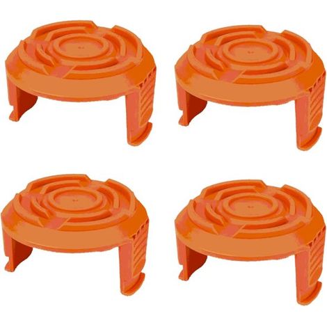 Spulenschutzabdeckung - 4 Stück - passend für Worx 20V WG157E.9 / WG163E / WG163E.9 / WG173E.9 Freischneider und Trimmer (4 Abdeckungen) (1/5)