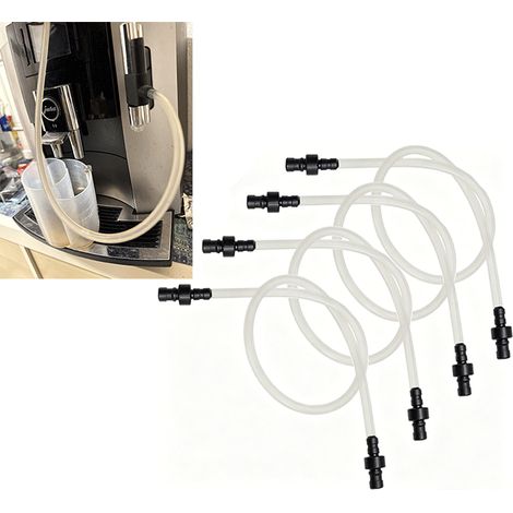 Kit de remplacement de 4 tuyaux à lait en silicone avec connecteurs – Pièces de rechange et accessoires pour machines à café (1/5)