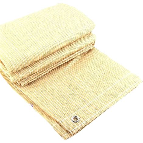 Tissu d'ombrage, protection UV, matériau HDPE durable, Couleur Beige-a, 2m x 4m (1/2)
