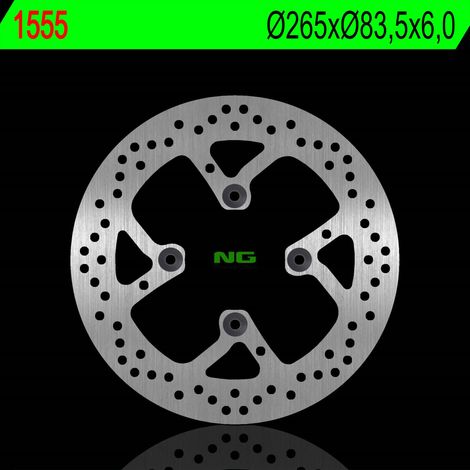 Disco de freno trasero NG Ducati Diavel/Multistrada/XDiavel 265 mm 2011-22