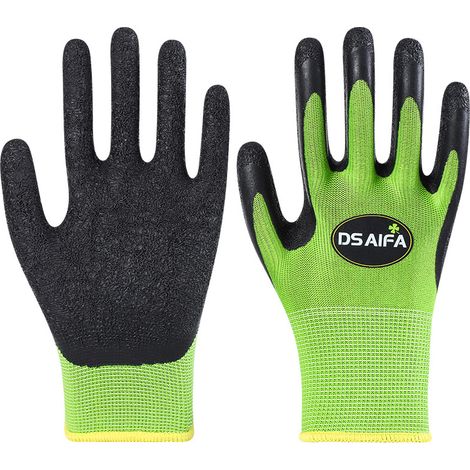 10 paires de gants de jardinage de protection, gants de travail anti-perforation et anti-piqûres pour la plantation de fleurs. (1/5)