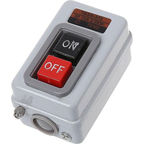 Interrupteur marche/arrêt triphasé à verrouillage automatique Tbsn-315 AC 380 V 15 A 2,2 kW (1/3)