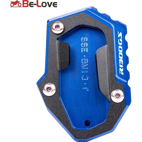 (Bleu - R1300GS) Compatible avec BMW R1300GS R 1300 GS R 1300GS 2024 + Accessoires : béquille latérale, extension, support, porte-clés maxpower (1/4)