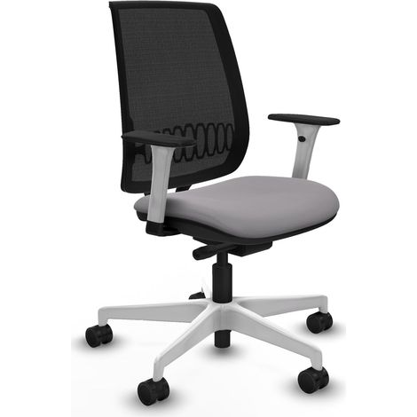 Silla de oficina piqueras y crespo Alares cuero sintético negro (1/2)