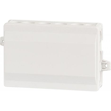 Caja hermética S3, termoplástico 90x135x40 IP 54, gris-clic, 18 troqueles F1.0136