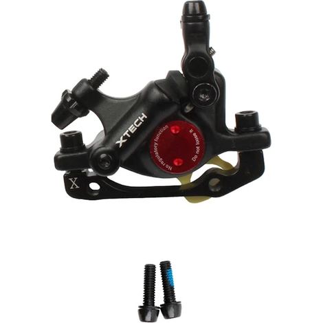 Le kit de freins à disque hydrauliques pour VTT HB100 est adapté aux VTT et comprend des pistons d'étrier de frein à poussée et des disques de 160 mm. (1/5)