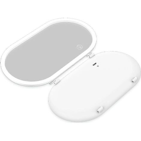 Miroir de pare-soleil de voiture avec éclairage LED et miroir rechargeable (1/5)
