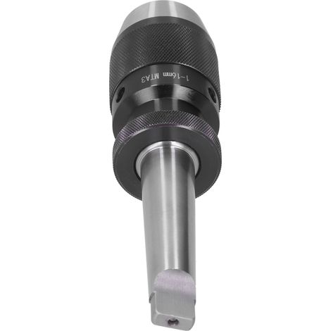 Mandrin de perçage autoserrant sans clé, cône Morse MT3, mandrin intégré droit 1-16mm, outillage à main pour tour. (1/5)