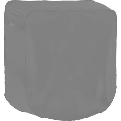 Enrouleur de tuyau d'arrosage rétractable en tissu Oxford 420D - Protection extérieure pour enrouleur mural - Résistant aux UV et à l'eau - Bouclier anti-poussière - 60 x 45 x 60 cm (gris) (1/5)