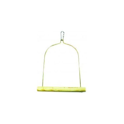 Happy Pet Wooden Bird Swing - 22cm - 140426