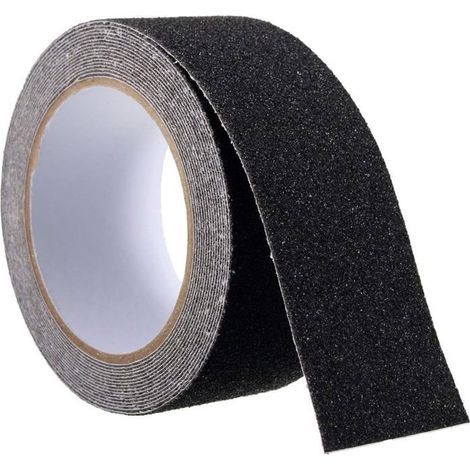 Ruban Antidérapant Adhésif, Bande Anti-Glissante Mat avec Bonne Viscosité et Aucun Résidu pour l'Usage Intérieur et (1/5)