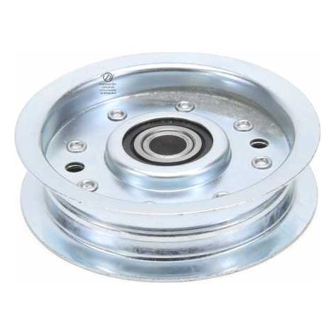 Poulie gorge plate acier avec roulement renforcé. Ø 85 mm. Diamètre rebord 102 mm (1/5)