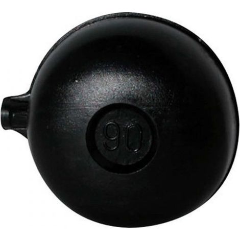 SFERA IN PLASTICA diam. 90 CON FILETTO PER GALLEGGIANTE IN OTTONE CISTERNA