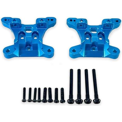 Support de Choc Universel et Arrière en Alliage D'Aluminium pour SCY1/16 16101 16102 16103 16101PRO RC Pièces de Rechange de Mise à Niveau de Voiture Bleu Ciel (1/5)