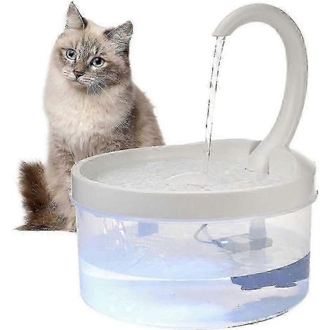 Fontaine à eau pour chiens avec pompe silencieuse et débit d'eau rafraîchissant (1/5)
